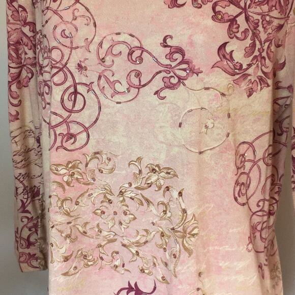 Beaded Long Sleeve Lightweight shirt - Picture 2 of 5